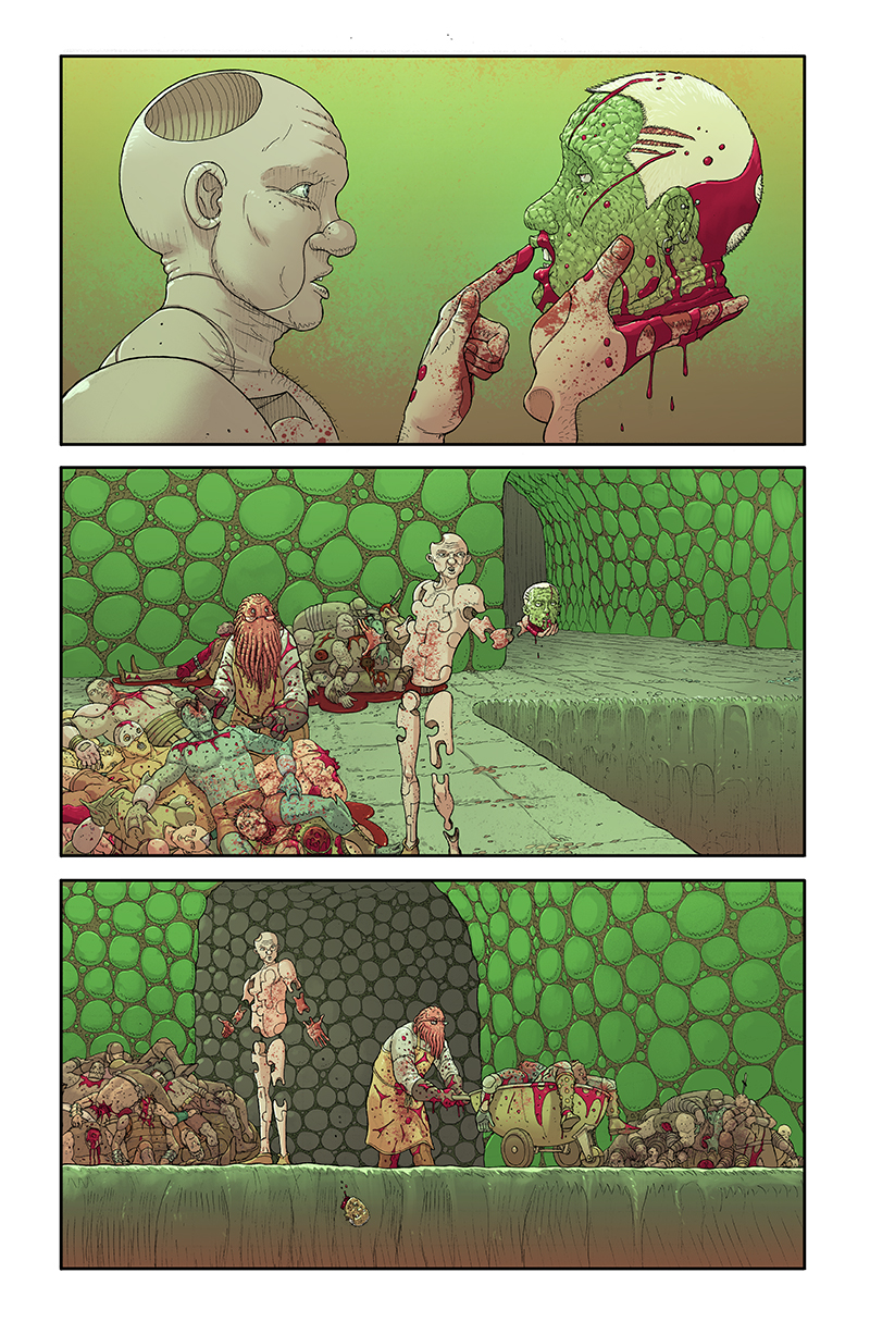Page drawn by Nick Pitarra and colored by Felipe Sobreiro