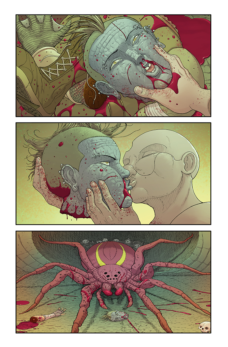 Page drawn by Nick Pitarra and colored by Felipe Sobreiro