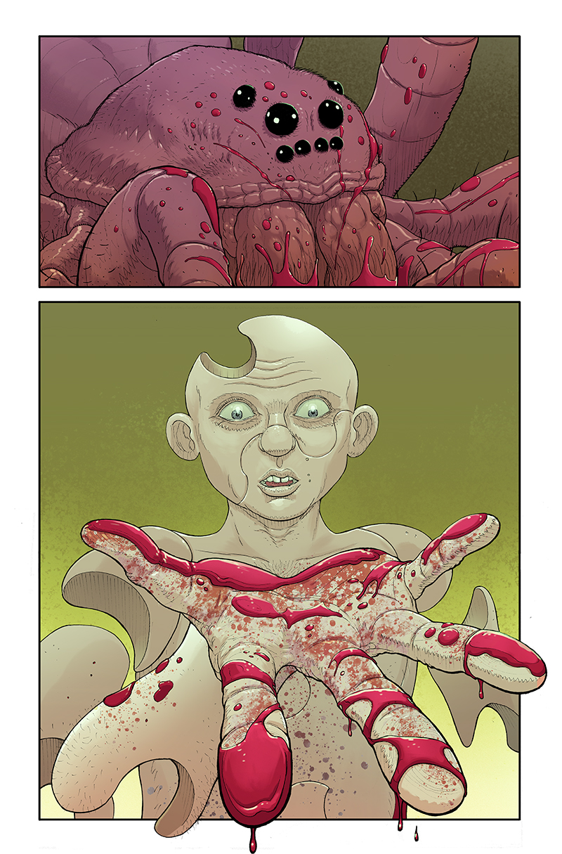 Page drawn by Nick Pitarra and colored by Felipe Sobreiro
