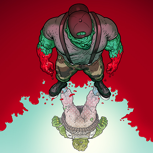 The Toxic Avenger vs The Noxious Offender – Art by Felipe Sobreiro